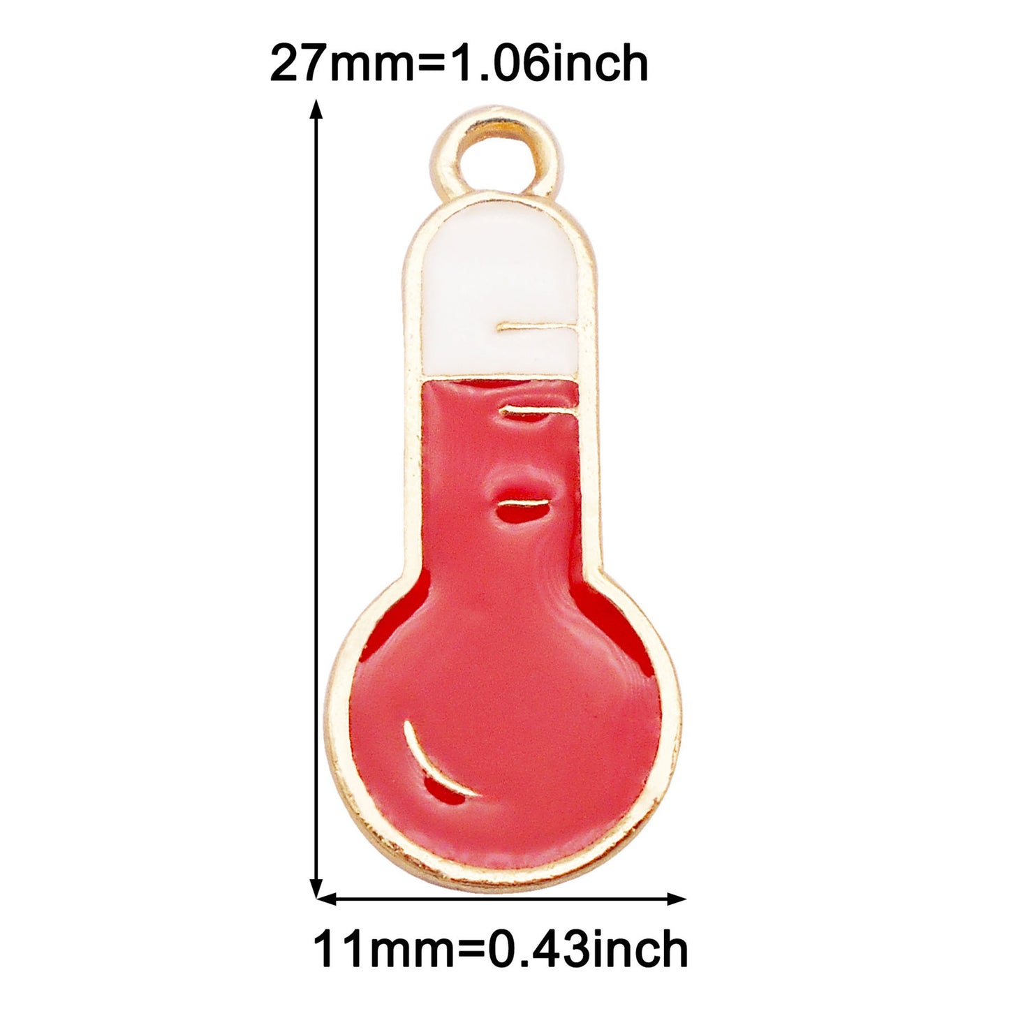 12pcs Quality Plated Doctor Career Series Charm Alloy Stethoscope Thermometer Design Enamel Pendant DIY Jewelry Making Accessory Key Chain Crafts Decor
