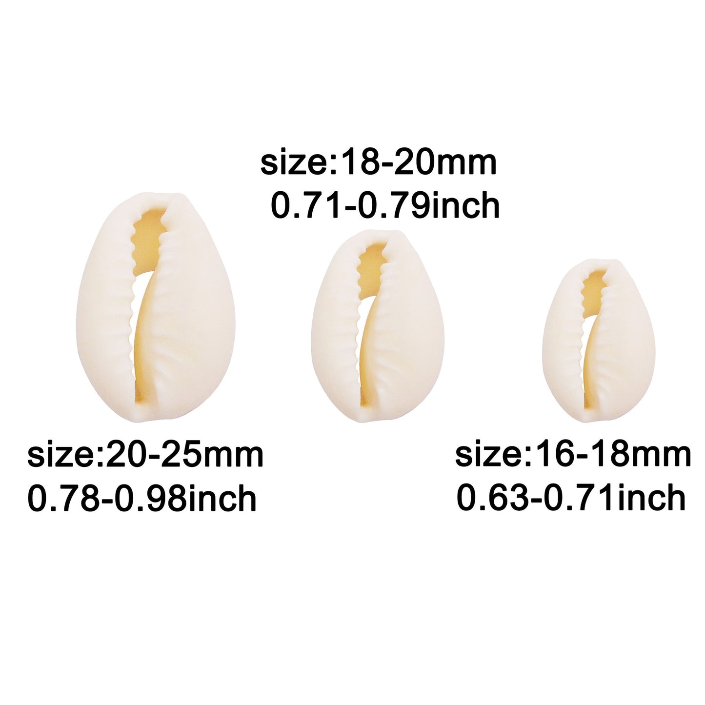 100Pcs Natural Sea Shells White Cowrie Sliced Shell Bead for Fish Tank Aquarium Decor Anklet Bracelet Making Accessory DIY Hair Decor