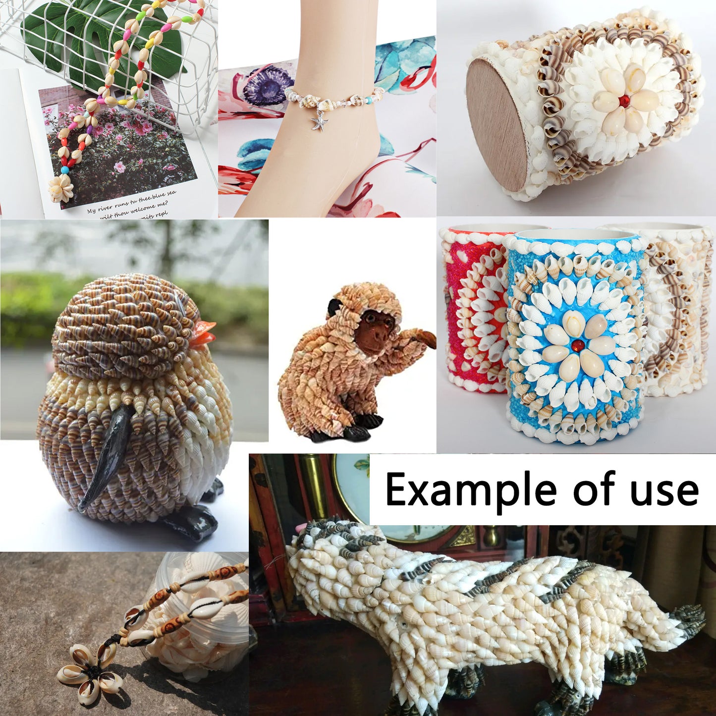 1 Box of Natural Sea Shell Marine Conch Shell DIY Jewelry Accessory Crafts Fish Tank Landscaping Ornament Making Supplies