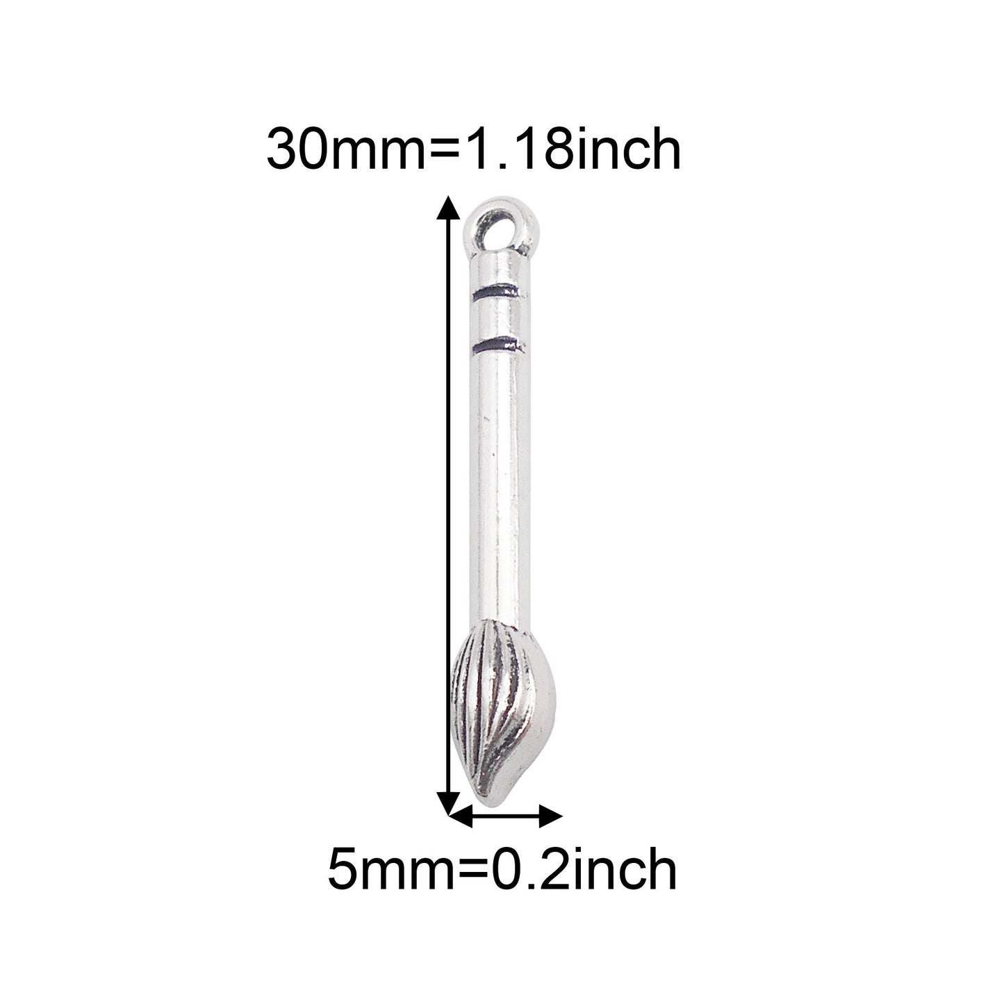 9Pcs Retro Silver Graduation Cap Ruler Pencil Charms Math Theme Study Pendant Metal for Jewelry Making, Graduation Gifrs