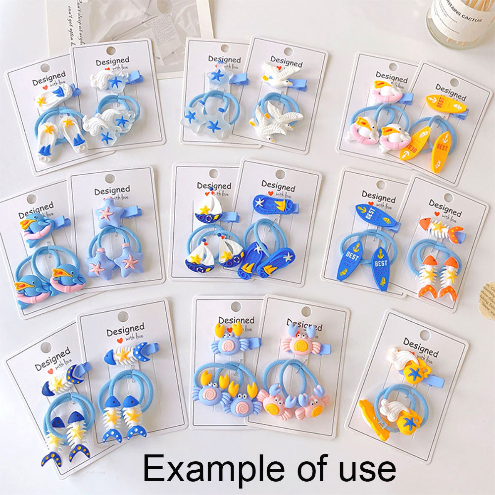 17Pcs Cartoon Summer Beach Surfboard Anchor Embellishment Cute Resin Crab Dolphin Patch for Shoe Charms & Hairpin Making, Phone Case Decor