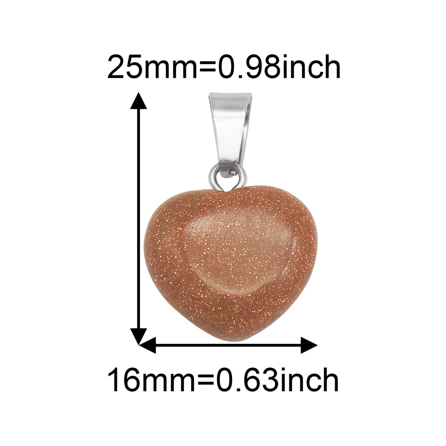 1 Piece Glossy Crystal Agate Pendant Heart Shaped Charm for DIY Jewelry Making, Necklace Bracelet Dangle, Crafts Supplies