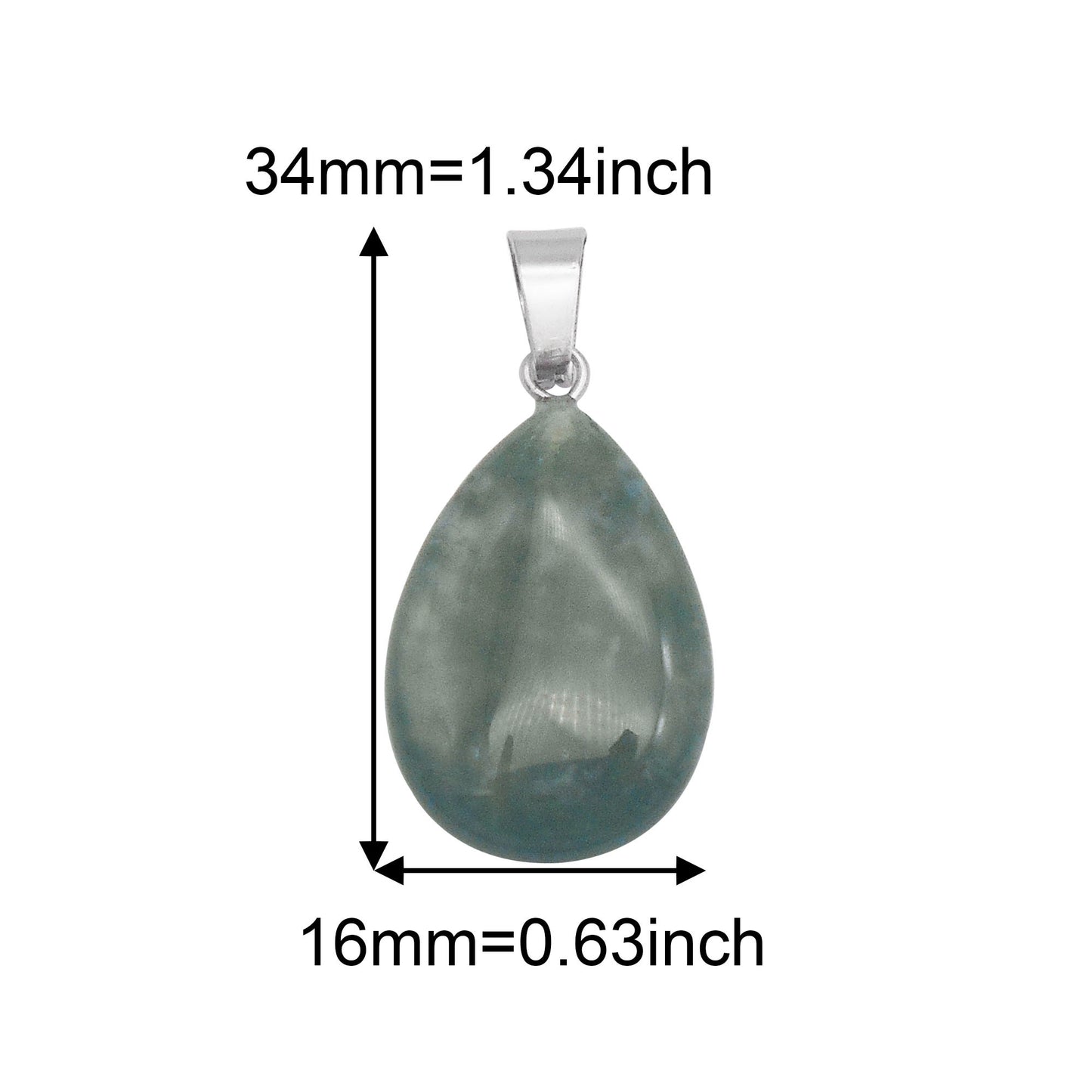 1 Piece Natural Agate Stone Charms Teardrop Shaped Opal Pendants for Jewelry Making, DIY Crafts Supplies, Necklace & Bracelet Decor