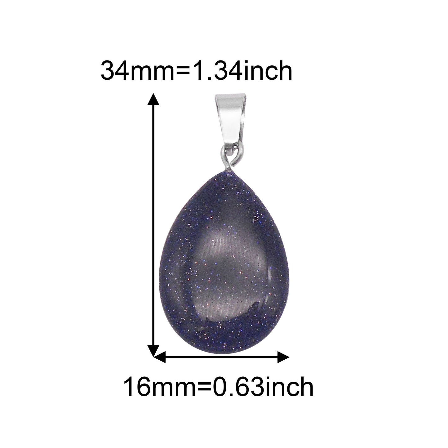 1 Piece Natural Agate Stone Charms Teardrop Shaped Opal Pendants for Jewelry Making, DIY Crafts Supplies, Necklace & Bracelet Decor
