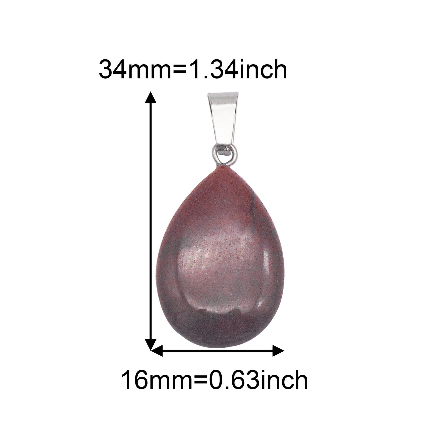 1 Piece Natural Agate Stone Charms Teardrop Shaped Opal Pendants for Jewelry Making, DIY Crafts Supplies, Necklace & Bracelet Decor