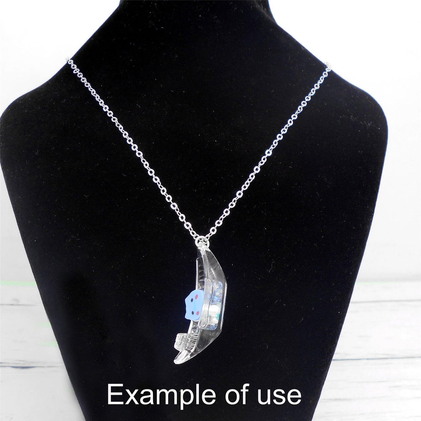 10pcs Cute Animal Boat Charm 14x41mm Transparent Resin Pendant DIY Accessories for Jewelry Necklace Bracelet Earrings Making, Crafts Phone Chain Decor