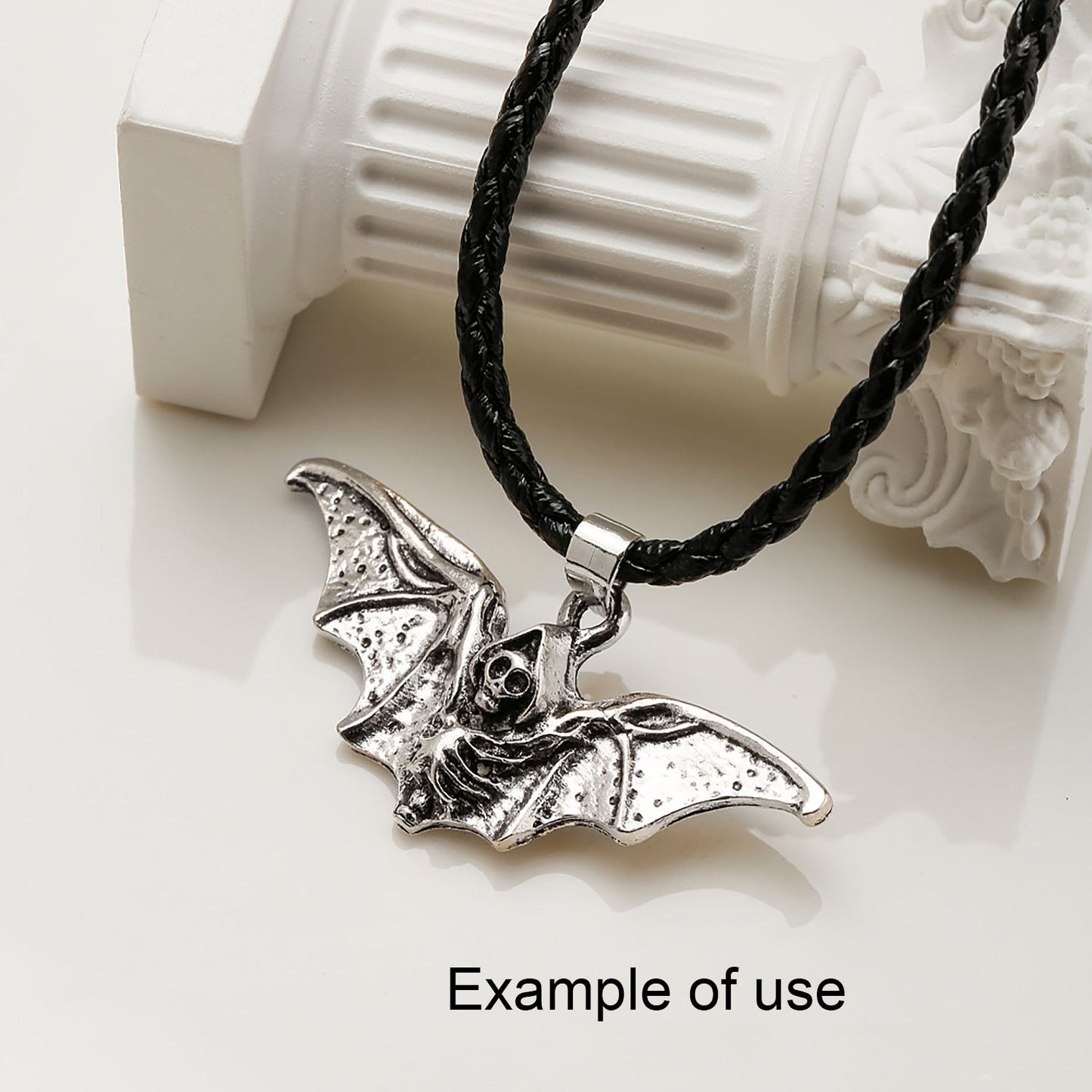 6PCS 23x49mm Antique Silver Skeleton Wing Charms Alloy The Reaper's Flight Pendant for Jewelry Necklace Bracelet Earrings Accessories Halloween Party Decoration Keychain Decor