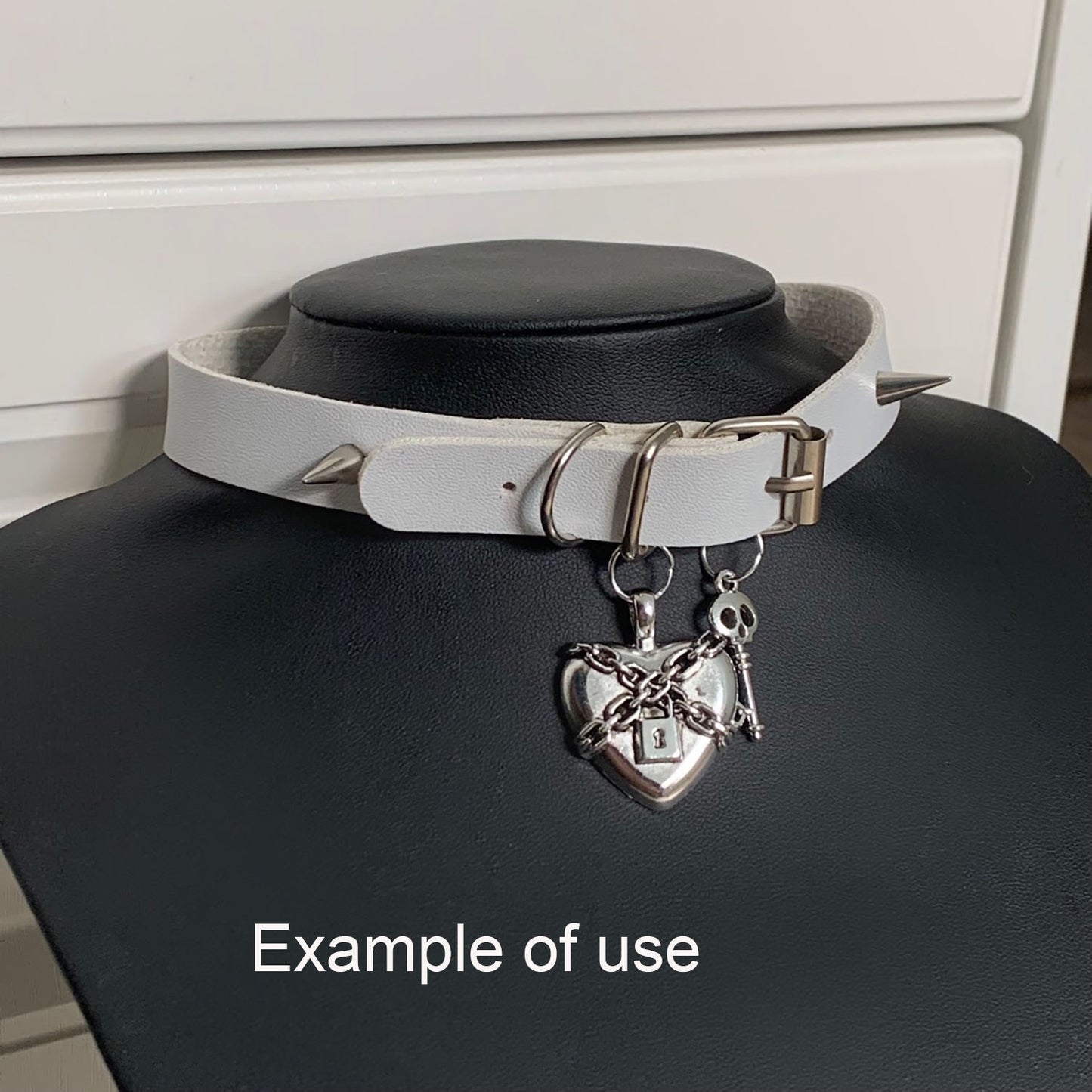 6PCS 33x26mm Retro Silver Steampunk Heart Lock Charms Dark Gothic Chain Encasing Heart & Padlock Pendant for DIY Jewelry Necklace Accessories Crafts Decor