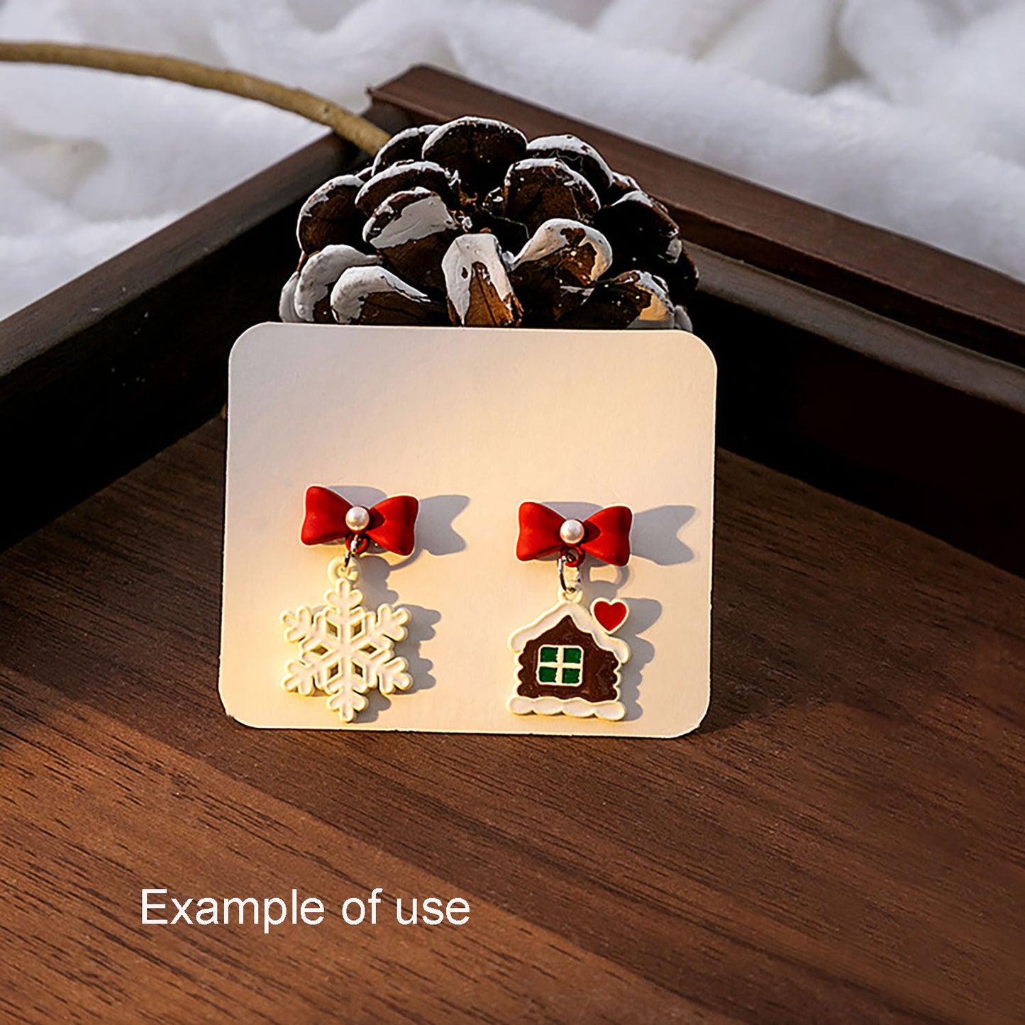 6Pcs Christmas Snowflake Snowman Bell Elk Charms Spray Painting Enamel Alloy Pendant for Christmas Party Decor Necklace Bracelet Earrings Making Accessories