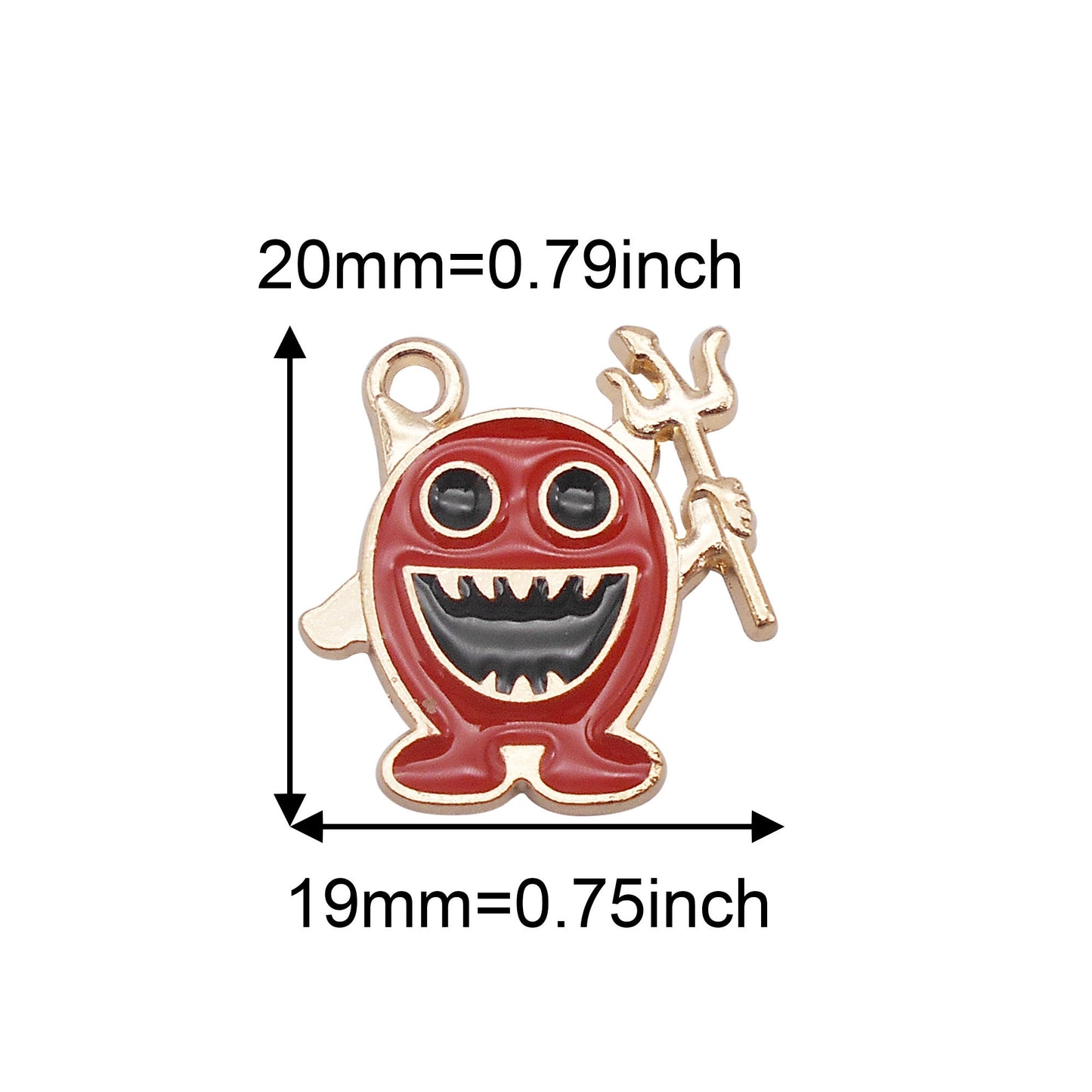 12PCS Enamel Halloween Jack-O'-Lantern, Witch Bottle Charms Alloy Raven, Ghost, Demon, Mini Castle Pendant for DIY Jewelry Supply Necklace Earrings Decor