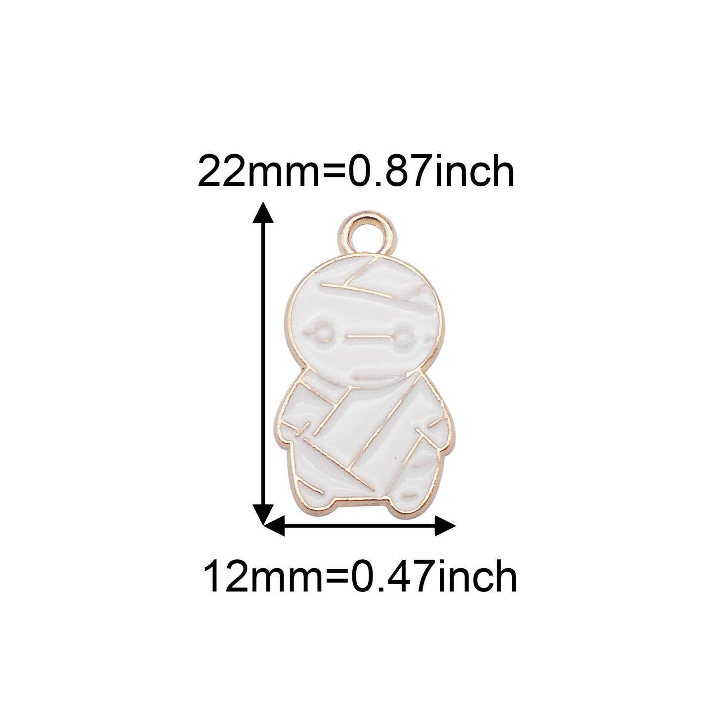 12PCS Enamel Halloween Jack-O'-Lantern, Witch Bottle Charms Alloy Raven, Ghost, Demon, Mini Castle Pendant for DIY Jewelry Supply Necklace Earrings Decor