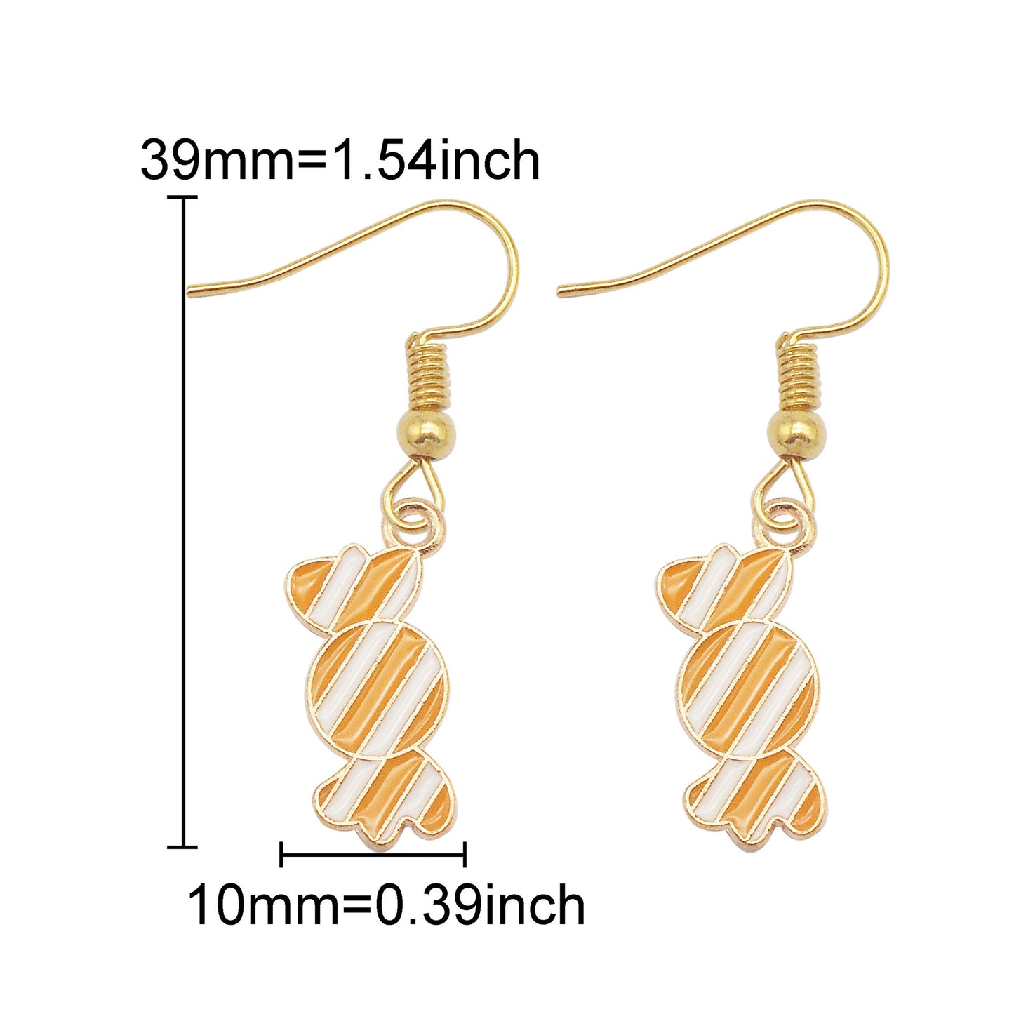 1 Pair Multi-Style Hypoallergenic Halloween Dangle Earrings Alloy Enamel Ghost, Bats, Owls Designed French Hook Earring for Women Ladies Daily & Party Use