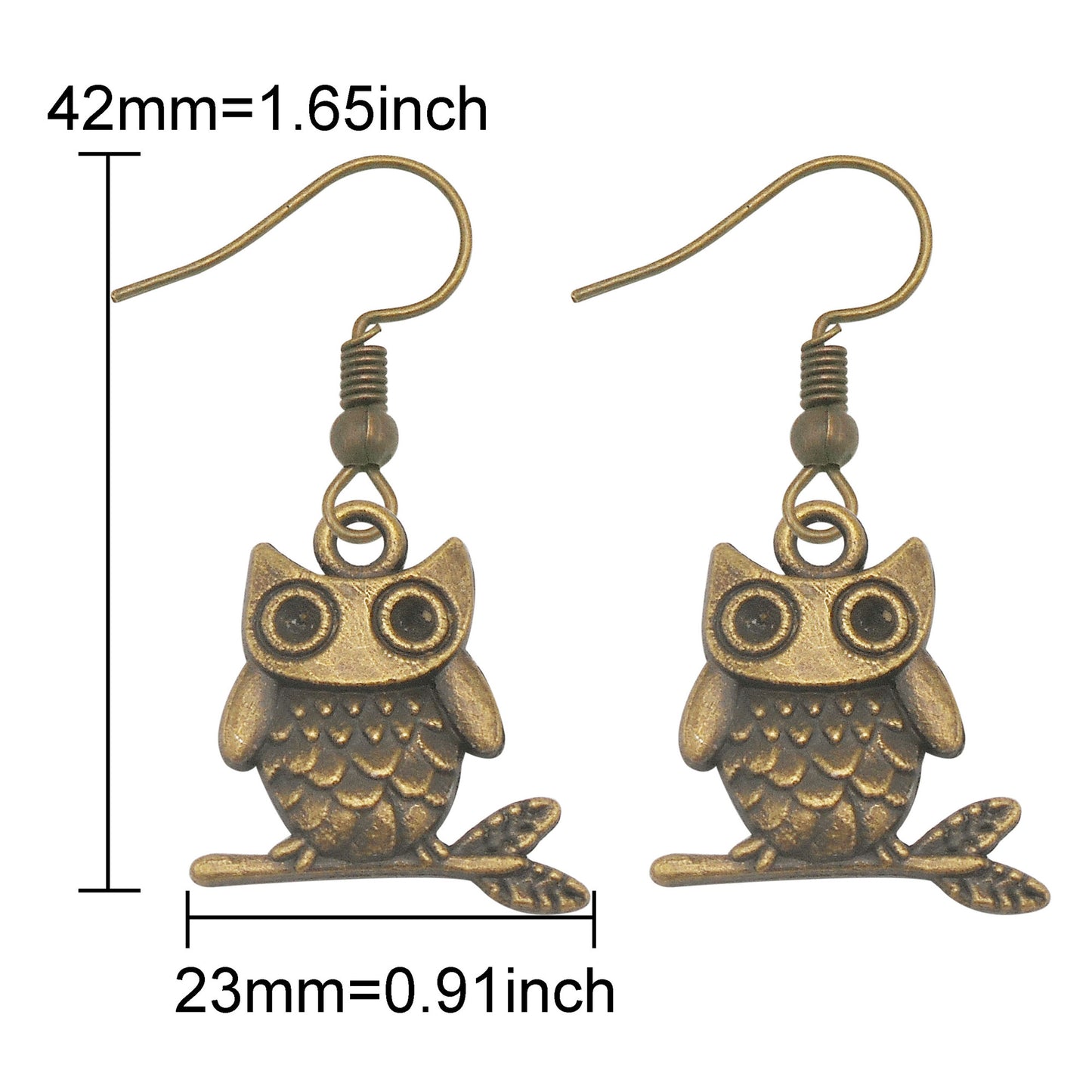 1 Pair Multi-Style Hypoallergenic Halloween Dangle Earrings Alloy Enamel Ghost, Bats, Owls Designed French Hook Earring for Women Ladies Daily & Party Use