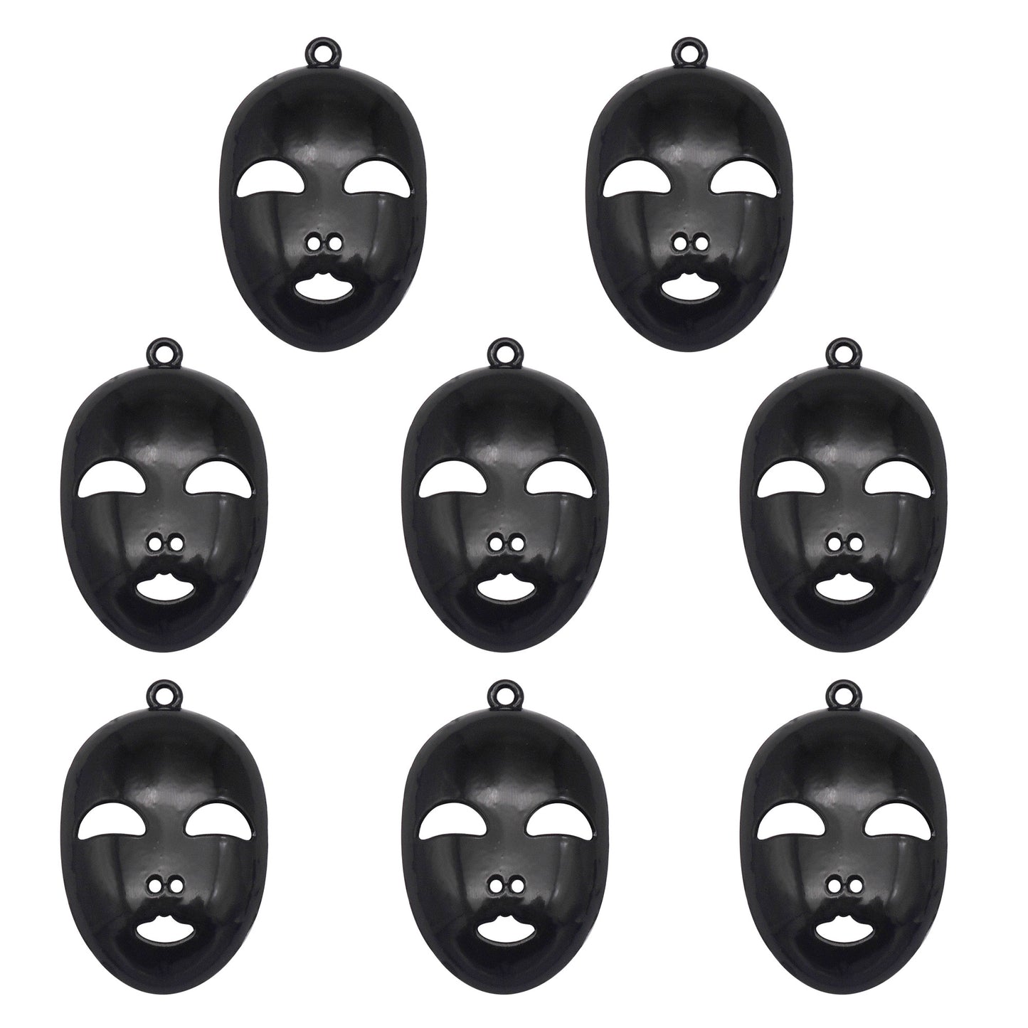 8PCS Quality Plated Black Punk Hip-hop Charms Metal Owl, Smile Face, Dragon, Bat, Leopard & Dragon Head, Scorpion, Octopus Pendants DIY Jewelry Making Supplies Crafts Decor
