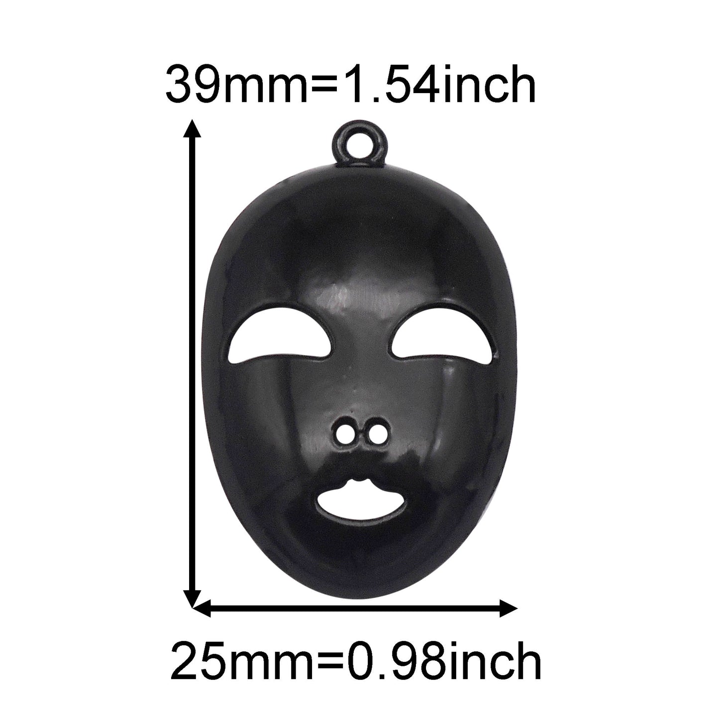 8PCS Quality Plated Black Punk Hip-hop Charms Metal Owl, Smile Face, Dragon, Bat, Leopard & Dragon Head, Scorpion, Octopus Pendants DIY Jewelry Making Supplies Crafts Decor