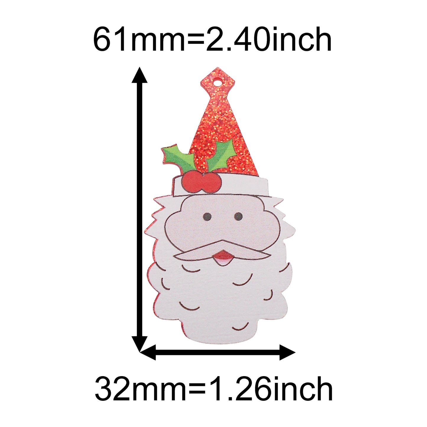 10Pcs Resin Christmas Series Charms Acrylic Car Clothes Shaped Dangle for DIY Pendant Jewelry Making Crafts Decor