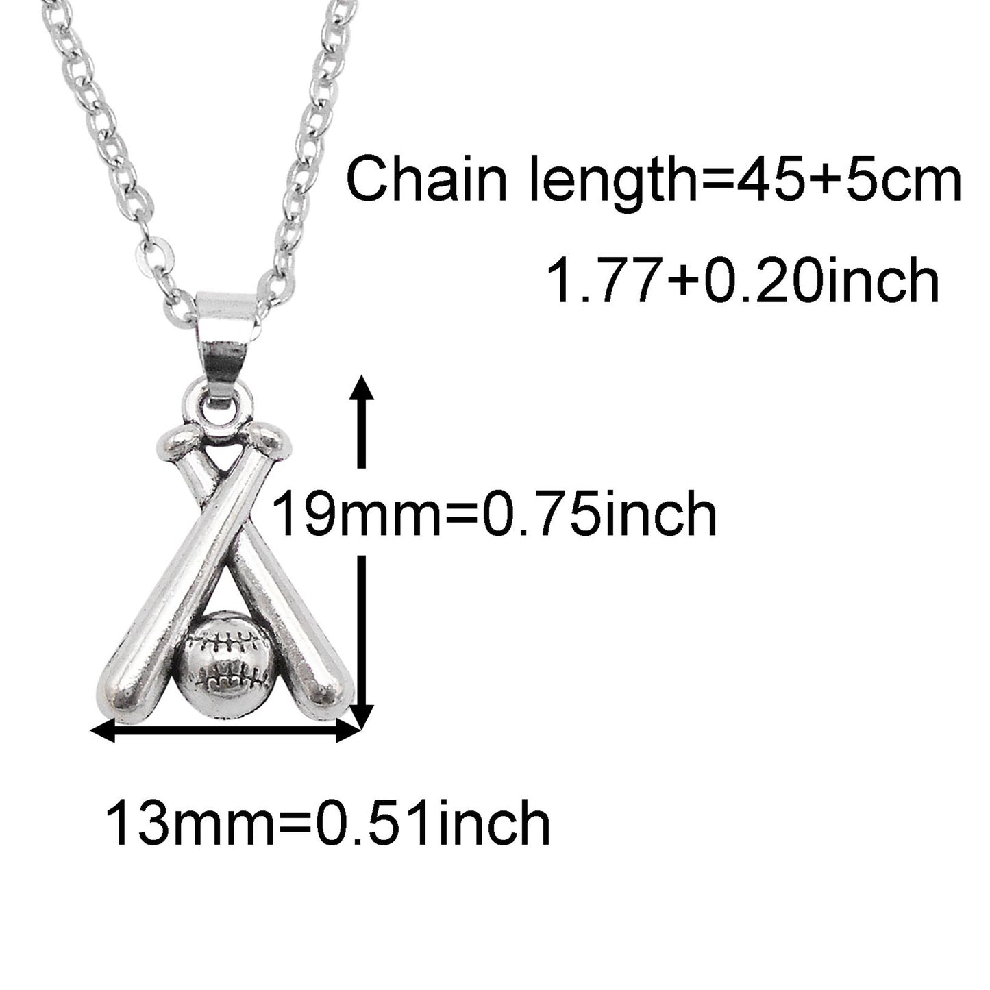 1 Piece Antique Silver Sport Ball Shaped Charm Earrings & Necklace, Metal Women Jewelry Set, Football Baseball Dangle Necklace Earrings Set Festival Gifts