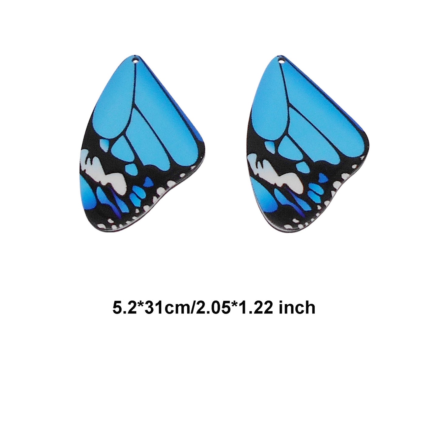 10PCS Acrylic Charms Butterfly Wing, Butterfly, Cat, Narwhal, Toucan Dangle for DIY Pendant Necklace Bracelet Earring Making Crafts Decoration