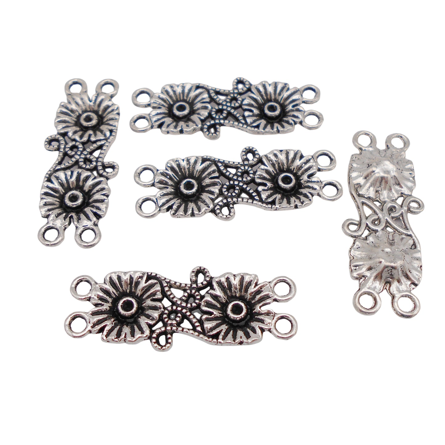 Antique Silver Color Alloy Chinese Knot Celtic Knot Link Pendant 30pcs/pack