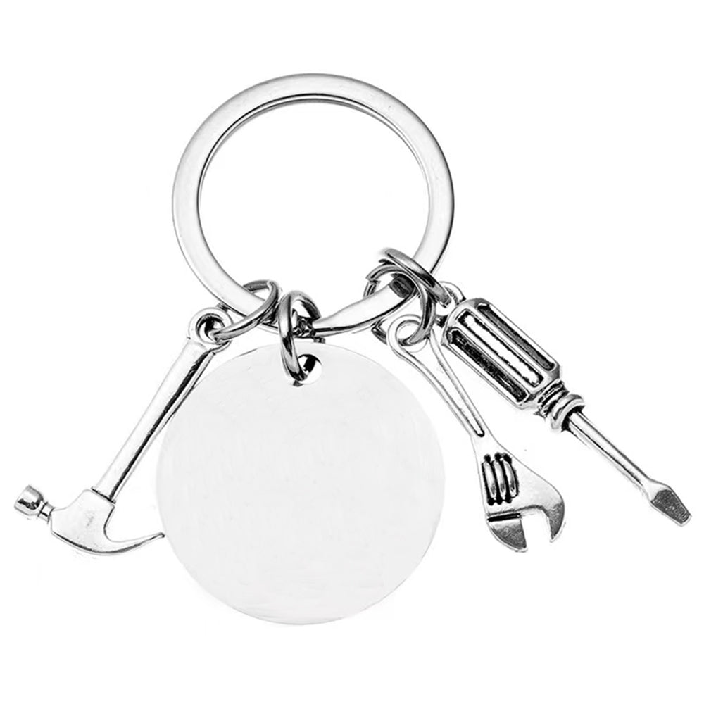 24pcs Father's Day Tools Charms Screwdriver Vise Hammer Saw Alloy Pendant for Jewelry Keychain Making DIY Craft