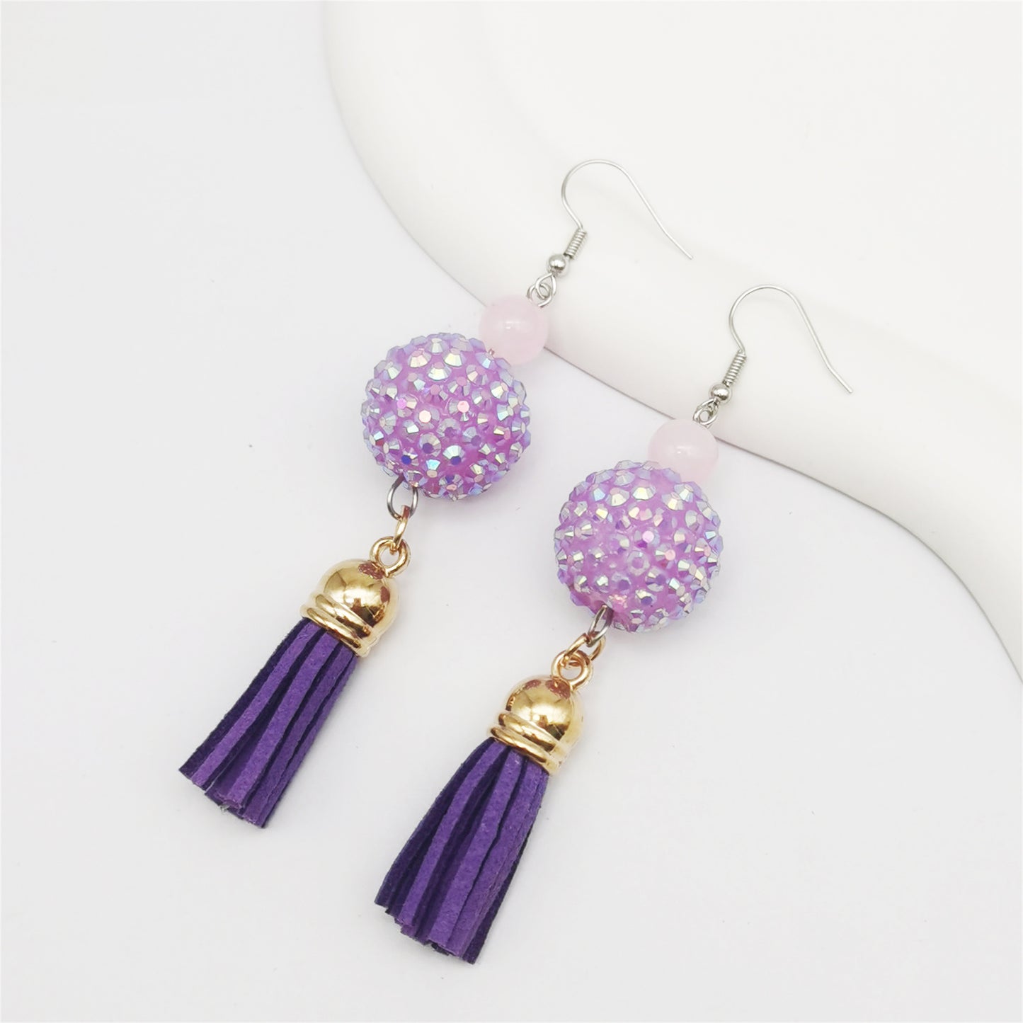 20pcs 20mm Acrylic Rhinestone Beads for Beadable Pen ,hole diameter about 3mm Random Color