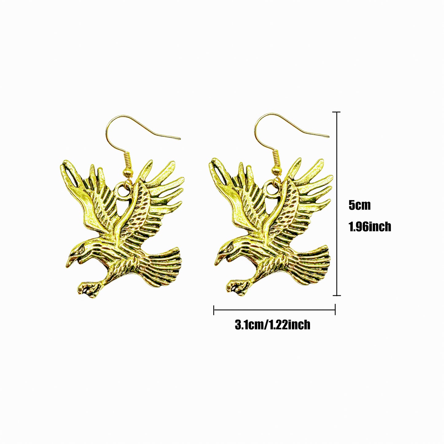 1/9 Pairs Western Cowboy Drop Earrings Antique Gold Color Bulk Alloy Boot Gun Hat Eagles Dangle Earrings for Women Cowgirl Gifts