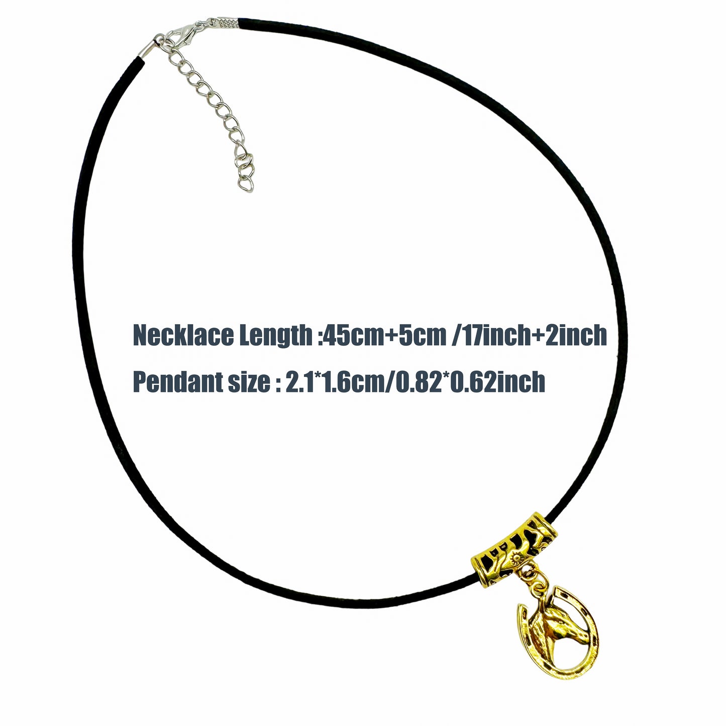 9pcs Western Cowgirl Necklace Antiqued Gold Color Cowboy Necklaces Alloy Boot Hats Eagles Pendant Necklace for Women Jewelry Gifts