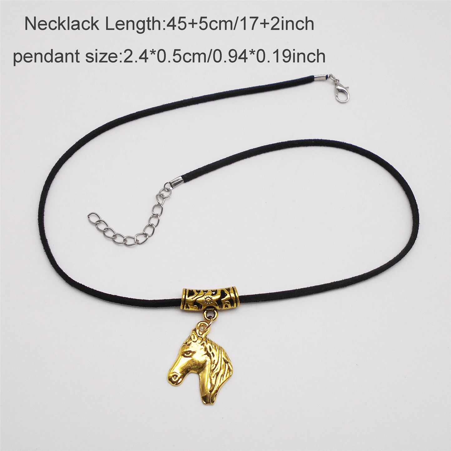 9pcs Western Cowgirl Necklace Antiqued Gold Color Cowboy Necklaces Alloy Boot Hats Eagles Pendant Necklace for Women Jewelry Gifts