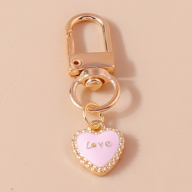 22Pcs Alloy Love Heart Charms Enamel Valentine Heart Pendant for Jewelry Making Findings Crafts Embellishment Keyring Bag Decor