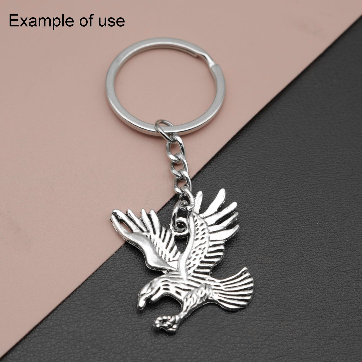 12PCS 41*41mm Antique Gold & Silver Eagle Charms Alloy Western Cowboy Pendants for Jewelry Necklace Bracelet Earrings Making DIY Craft Supplies Keychain Decor