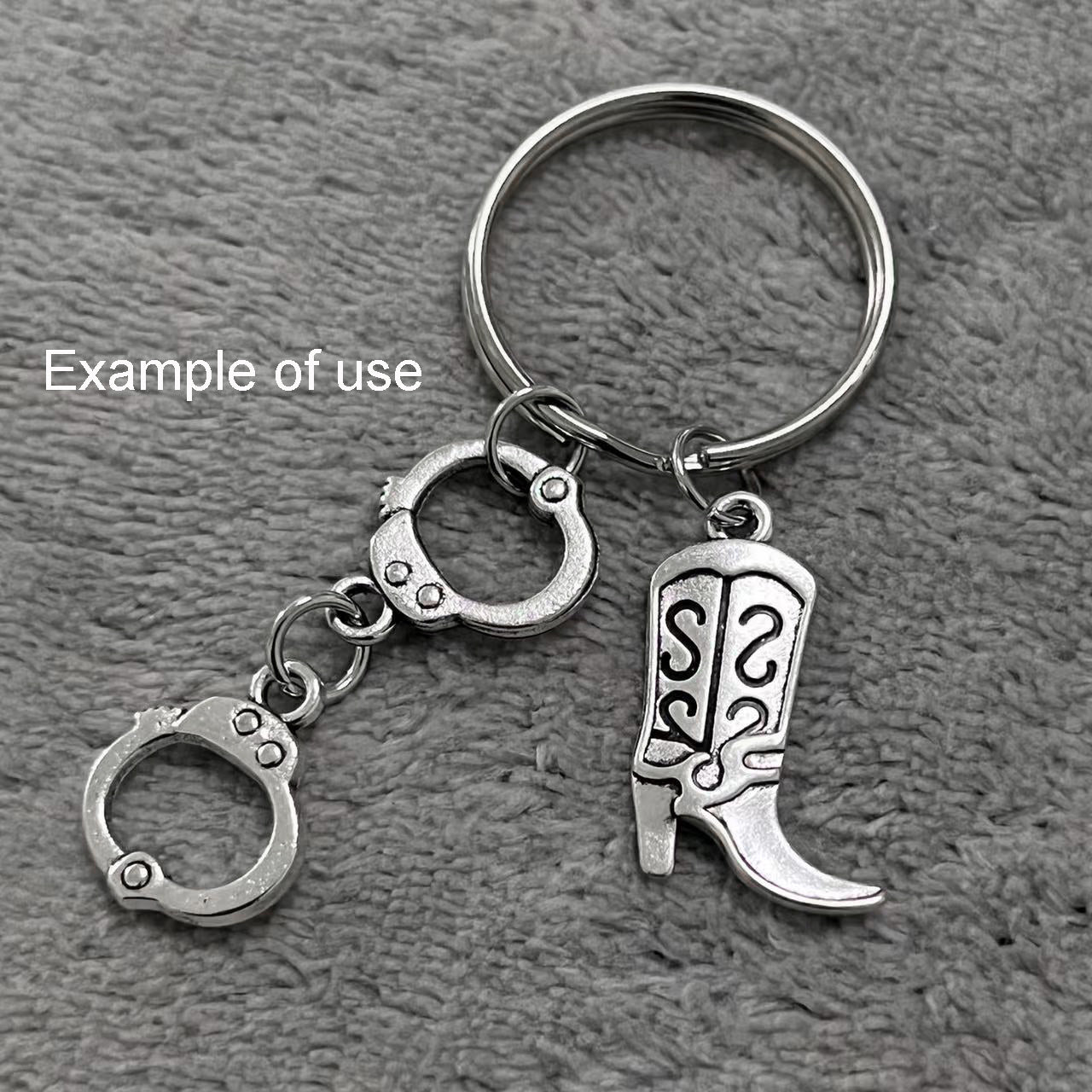 12Pcs 25*16mm Alloy Western Cowboy Boots Pendant Charms Retro Gold & Silver Jewelry Findings for Earring Bracelet Necklace Making, Keychain Decor, DIY Crafts Supplies