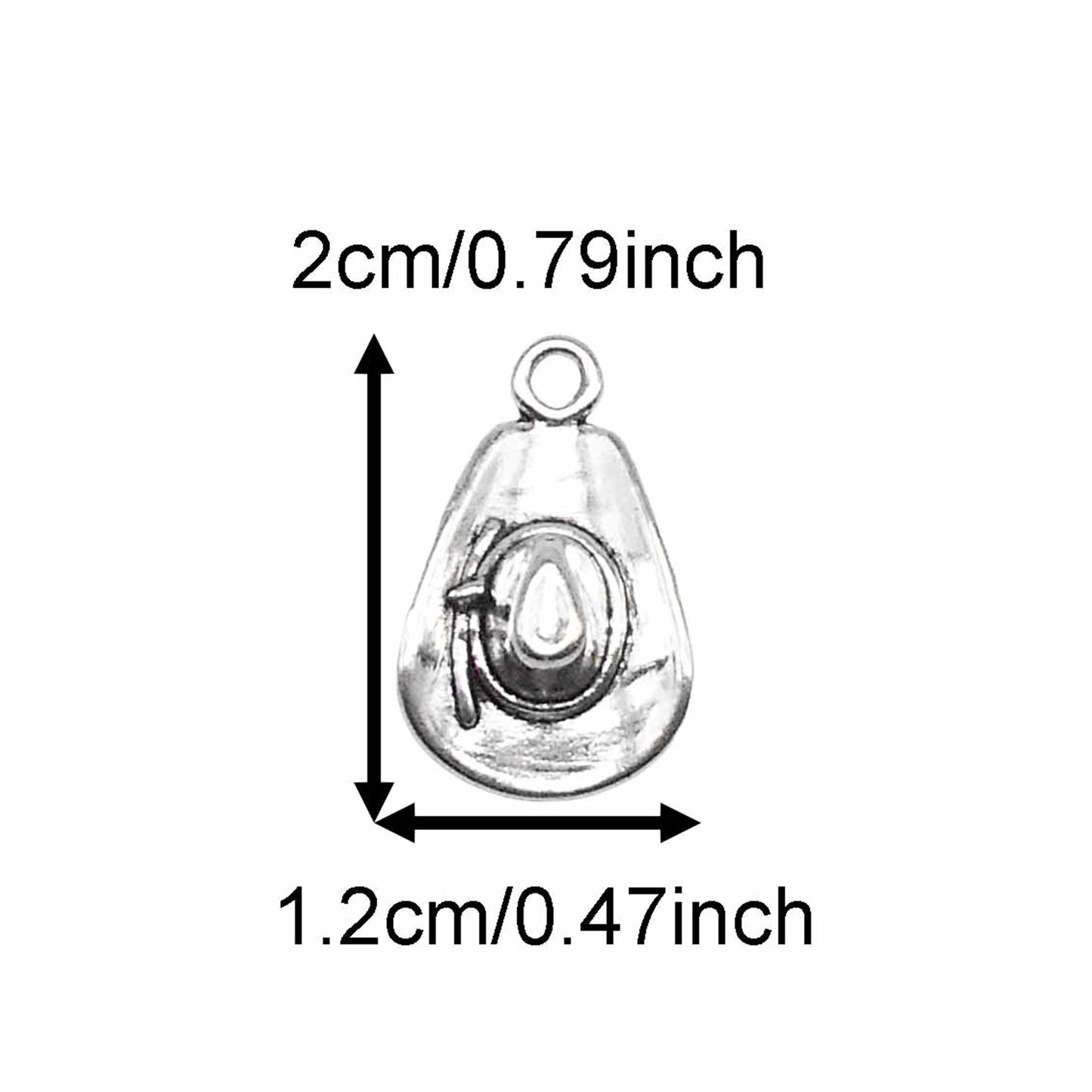 12PCS 20*12mm Retro Gold&Silver Cowboy Hats Charms Alloy Western Style Caps Pendants for Jewelry Bracelet Earring Necklace Making DIY Crafts Decoration