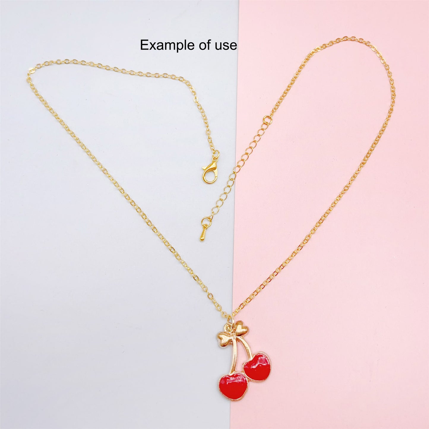 13Pcs Enamel Alloy Cherry Charm with Alloy Enamel Leaf Acrylic Fruit Pendants for Jewelry Accessories Bags Shoes Purses Decoration Keyring Dangle Making