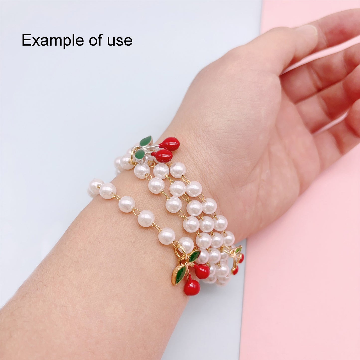 13Pcs Enamel Alloy Cherry Charm with Alloy Enamel Leaf Acrylic Fruit Pendants for Jewelry Accessories Bags Shoes Purses Decoration Keyring Dangle Making
