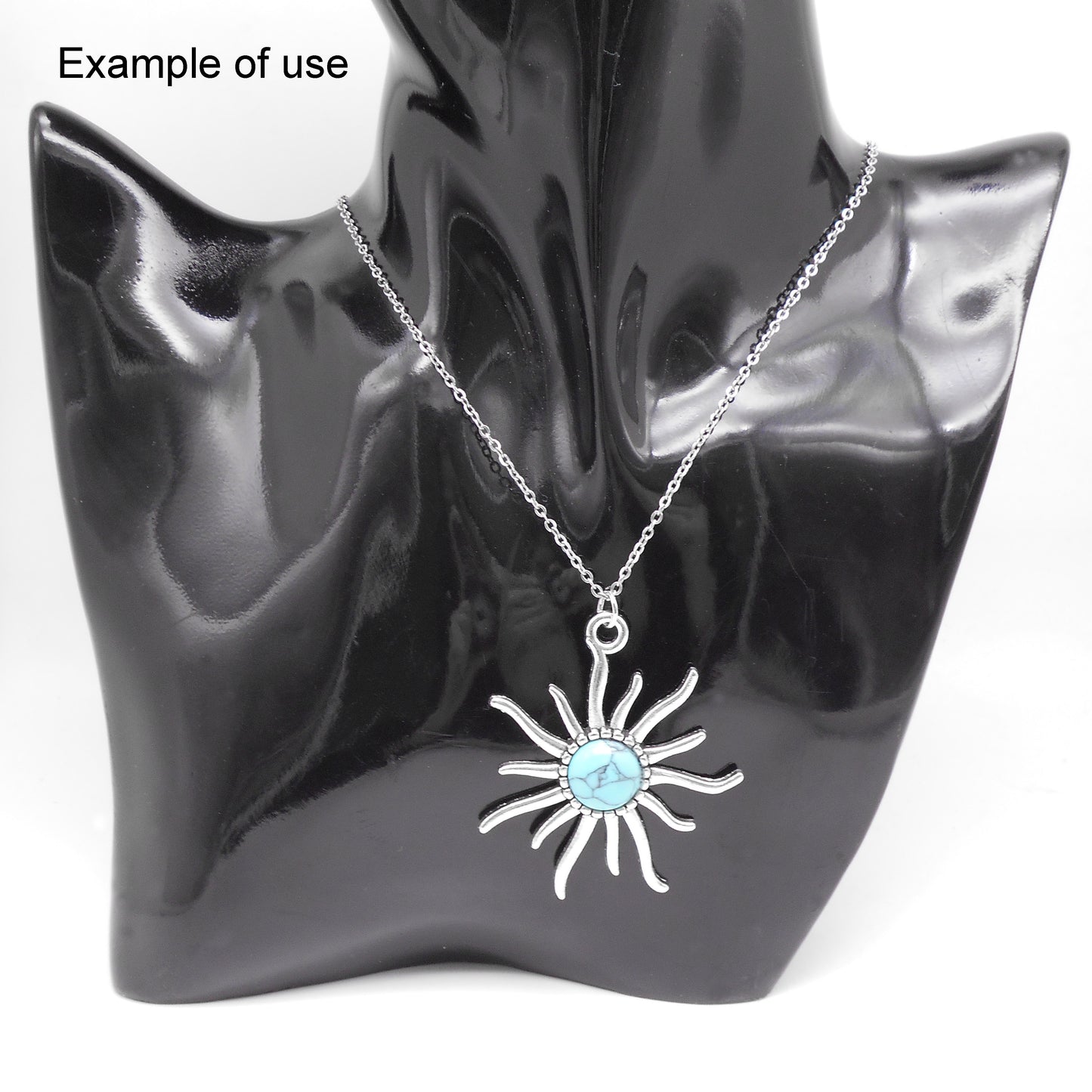 18pcs Blue Turquoise Embellished Alloy Charms Retro Silver Color Eagle Boots Pendants Western Cowboy Theme Jewelry Making Accessories for DIY Crafts