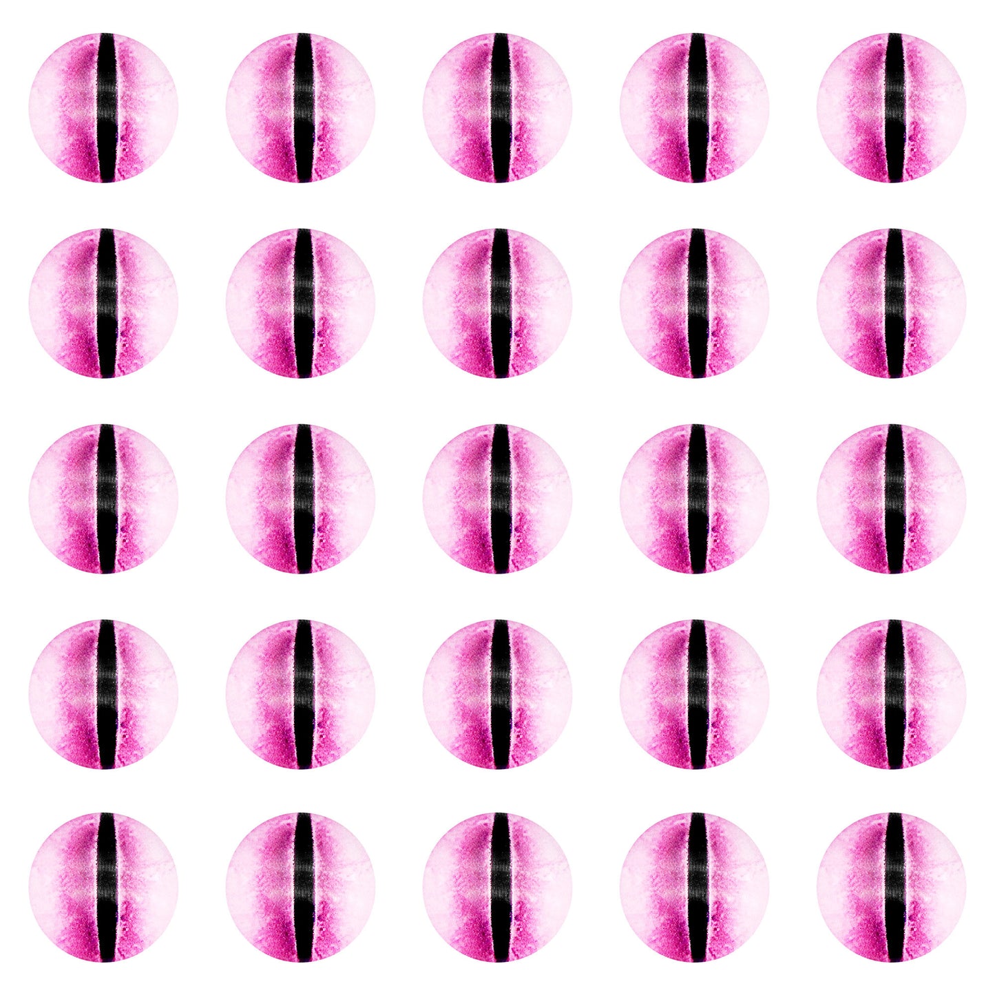 50pcs 6/8/10mm Glass Animal Toy Eyes Vertical Pupil Evil Dragon Eyes Flat Back Cabochons Decorative Cat Lizard Eyes for DIY Crafts Doll Jewelry Making
