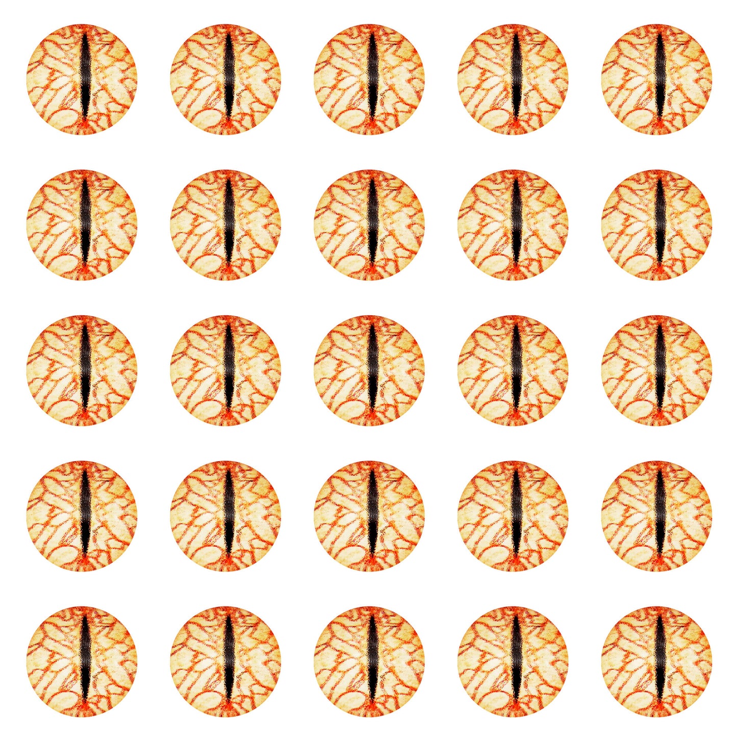 20pcs 15/18/20mm Animal Doll Eye Cabochons Flat Back Spacers Vertical Pupil Cat Dragon Eyes Glass Crafts for Jewelry Making Toy Decor