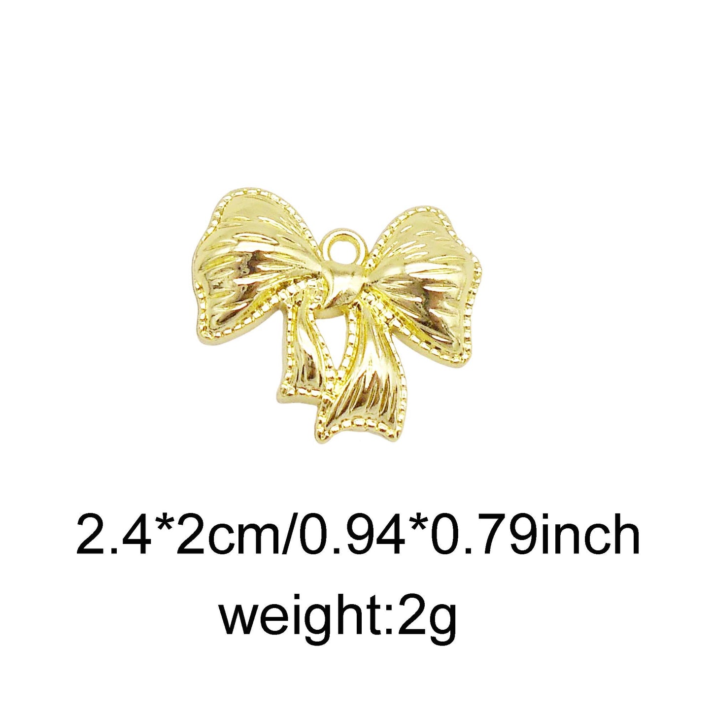 1/10/11/21pcs Colorfast Metal Alloy Bow Charms Light Gold&Silver Color Bowknot Pendants for Necklace Bracelet Earring Jewelry Making Accessories