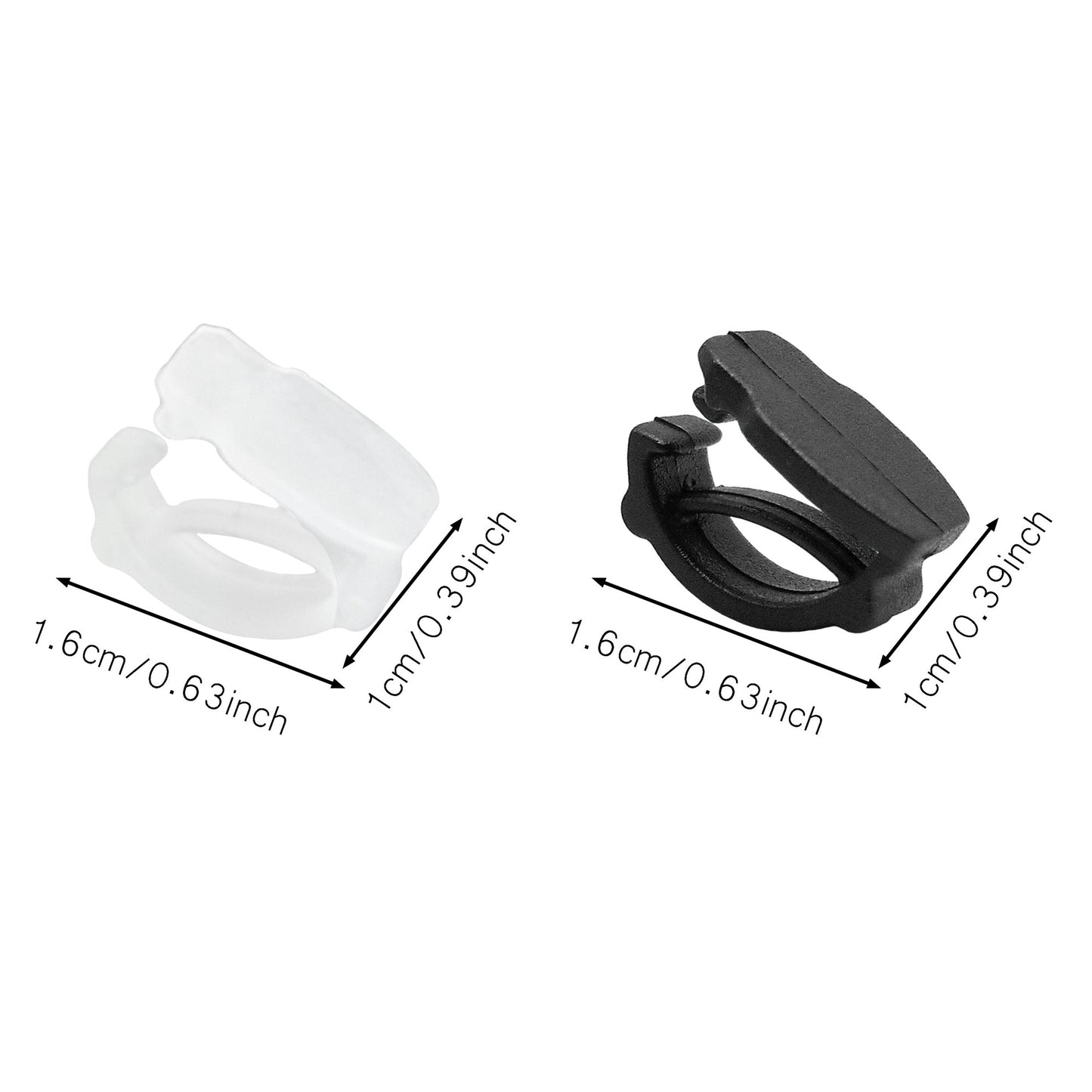 100pcs 16*10mm Black & White Plastic Shoe Buckles Accessories Shoelace Clips Shoe Charm Connectors for Footwear Decor