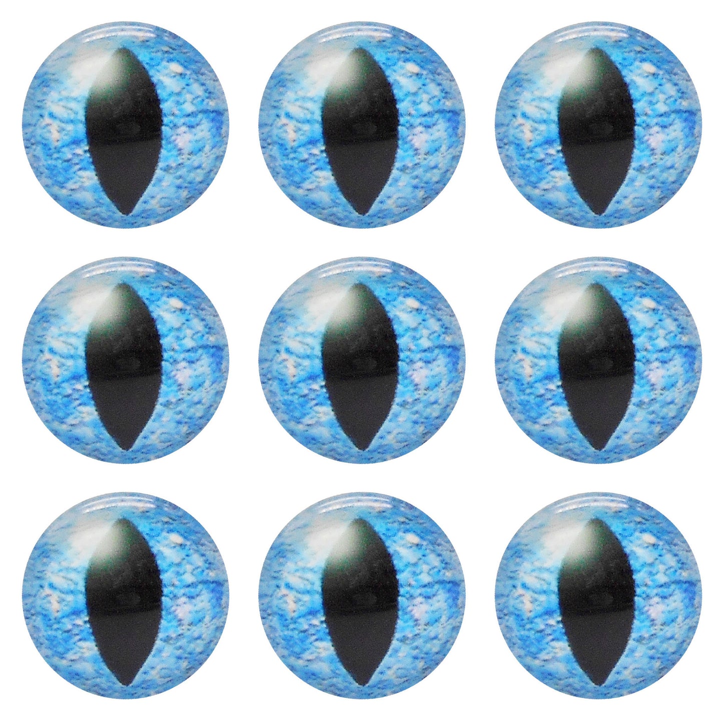 5 or 15 Pairs Glass Animal Eyes Glow in Dark Dragon Eye 12mm 25mm 30mm Flat Back Scrapbook Cabochons Vertical Pupil Luminous Cat Lizard Frog Eyes DIY Making Accessories