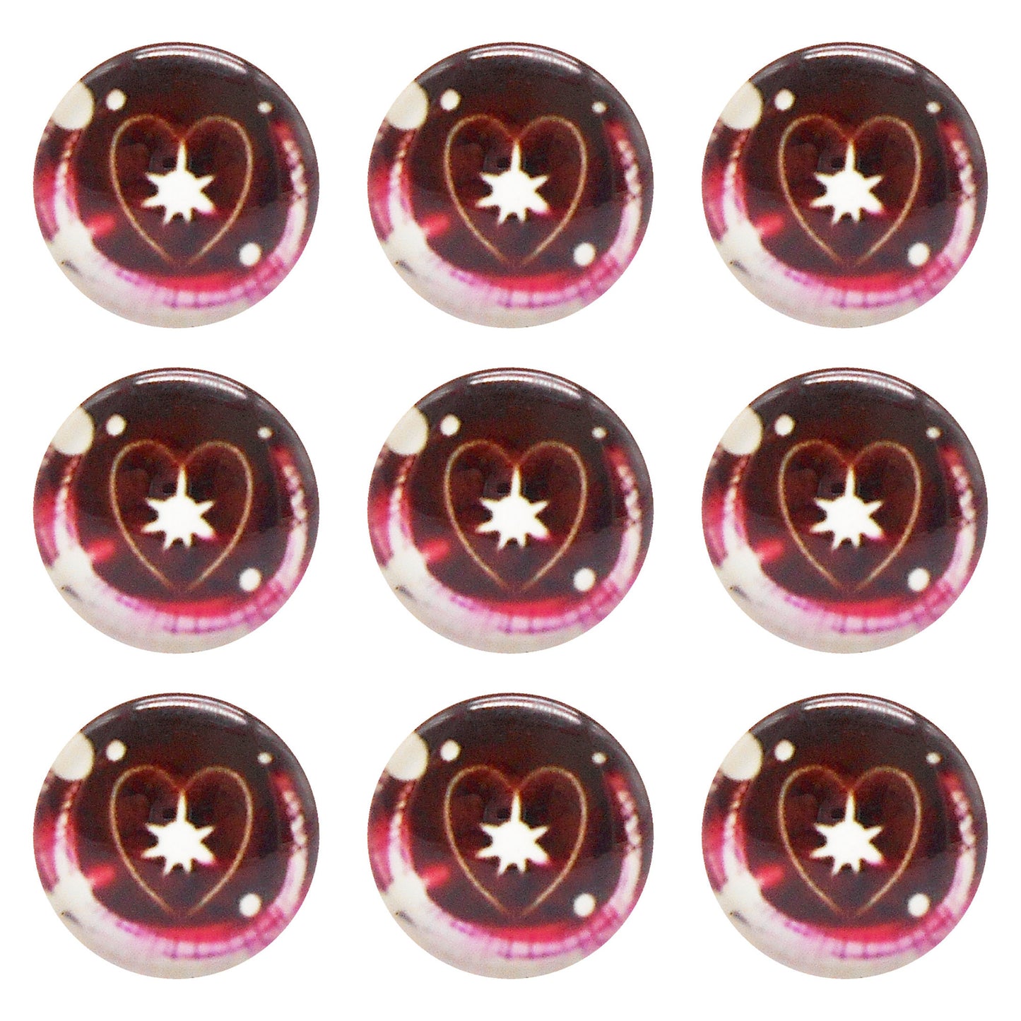 10 or 15 Pairs Heart & Round Pupil Animal Toy Eyes Luminous Glass Dragon Eyes Dome Scrapbook Cabochons DIY Making Accessories 12/16/18/20mm