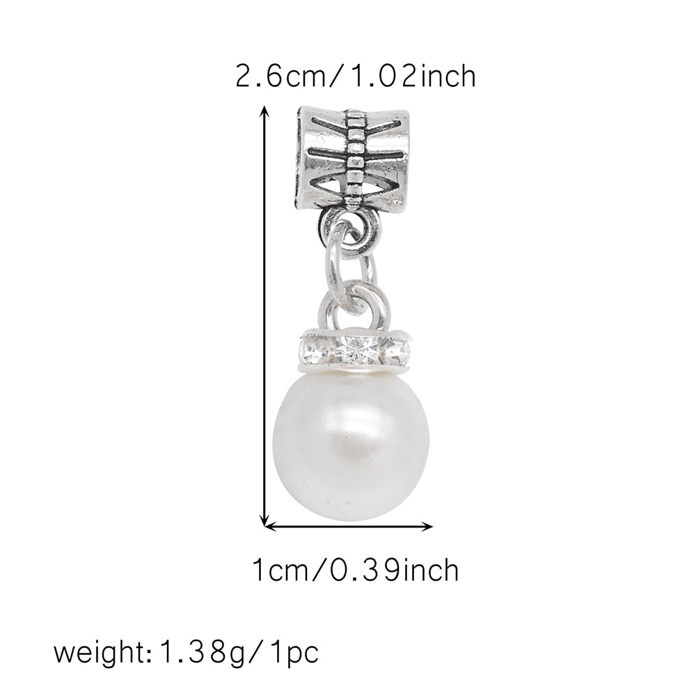 Multi-Style Retro Silver Pendant Marine Animal Heart Design Charm Bead Alloy DIY Necklace Bracelet Making Accessory Phone Chain Key Chain Decor Supplies