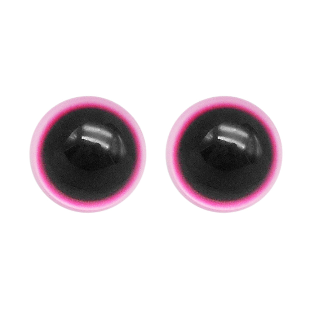 6-30mm Multi-Style Dome Doll Eyes Glass Half Round Cat Fox Eyes Flat Back Cameo Cabochons Scrapbooking Eyes DIY Toy Making Accessory
