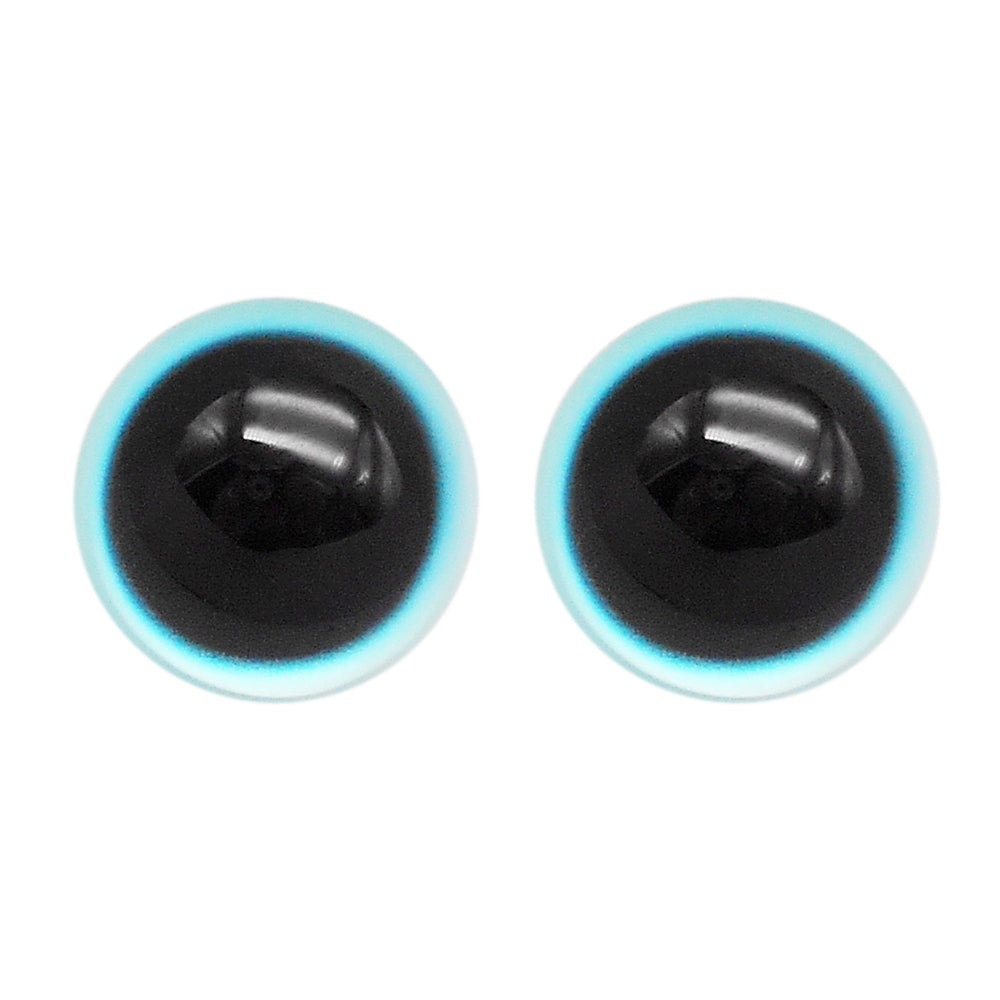 6-30mm Multi-Style Dome Doll Eyes Glass Half Round Cat Fox Eyes Flat Back Cameo Cabochons Scrapbooking Eyes DIY Toy Making Accessory