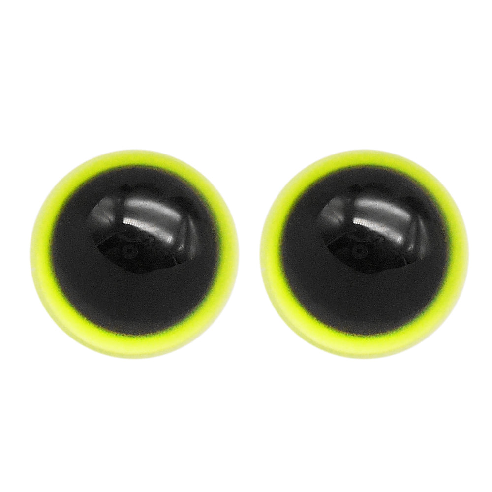 6-30mm Multi-Style Dome Doll Eyes Glass Half Round Cat Fox Eyes Flat Back Cameo Cabochons Scrapbooking Eyes DIY Toy Making Accessory