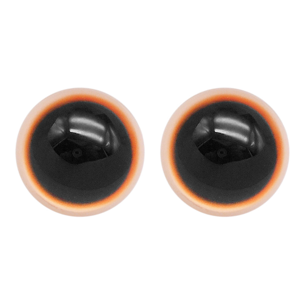 6-30mm Multi-Style Dome Doll Eyes Glass Half Round Cat Fox Eyes Flat Back Cameo Cabochons Scrapbooking Eyes DIY Toy Making Accessory