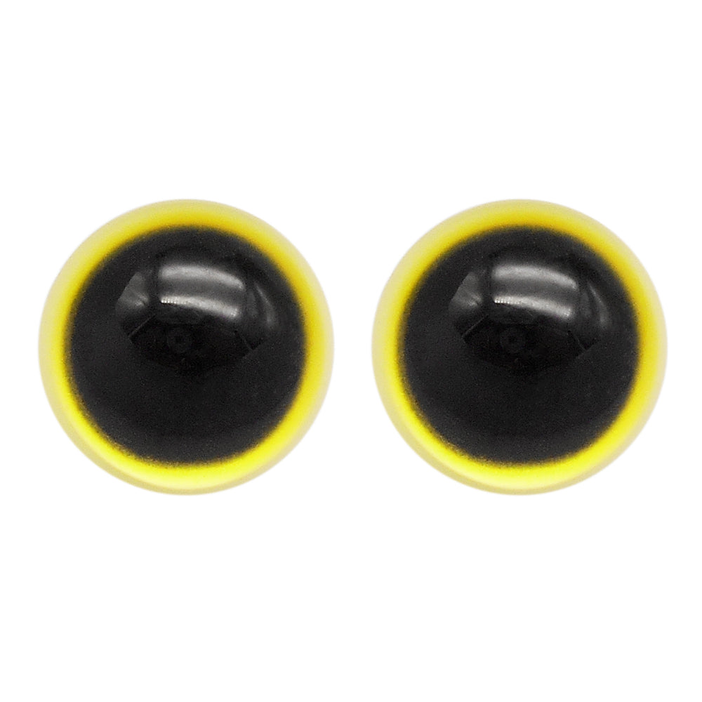 6-30mm Multi-Style Dome Doll Eyes Glass Half Round Cat Fox Eyes Flat Back Cameo Cabochons Scrapbooking Eyes DIY Toy Making Accessory
