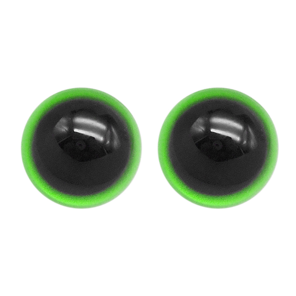 6-30mm Multi-Style Dome Doll Eyes Glass Half Round Cat Fox Eyes Flat Back Cameo Cabochons Scrapbooking Eyes DIY Toy Making Accessory