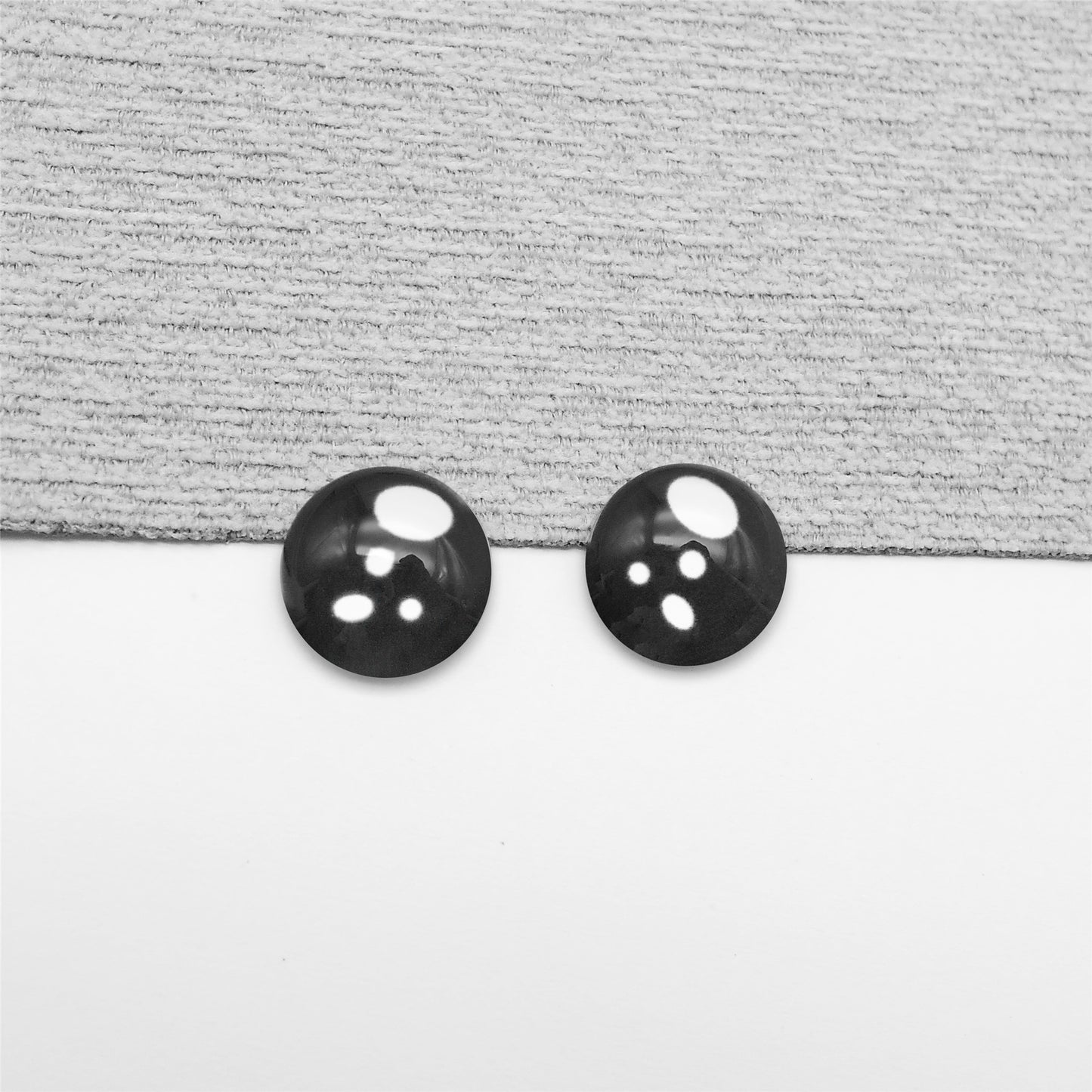 Glass Eye Cabochons Round Animal Cat Bear Toy Eyes Dome Scrapbooking Eyes Flat Back for Doll Making DIY Jewelry Crafts Decor 6/8/10/12mm