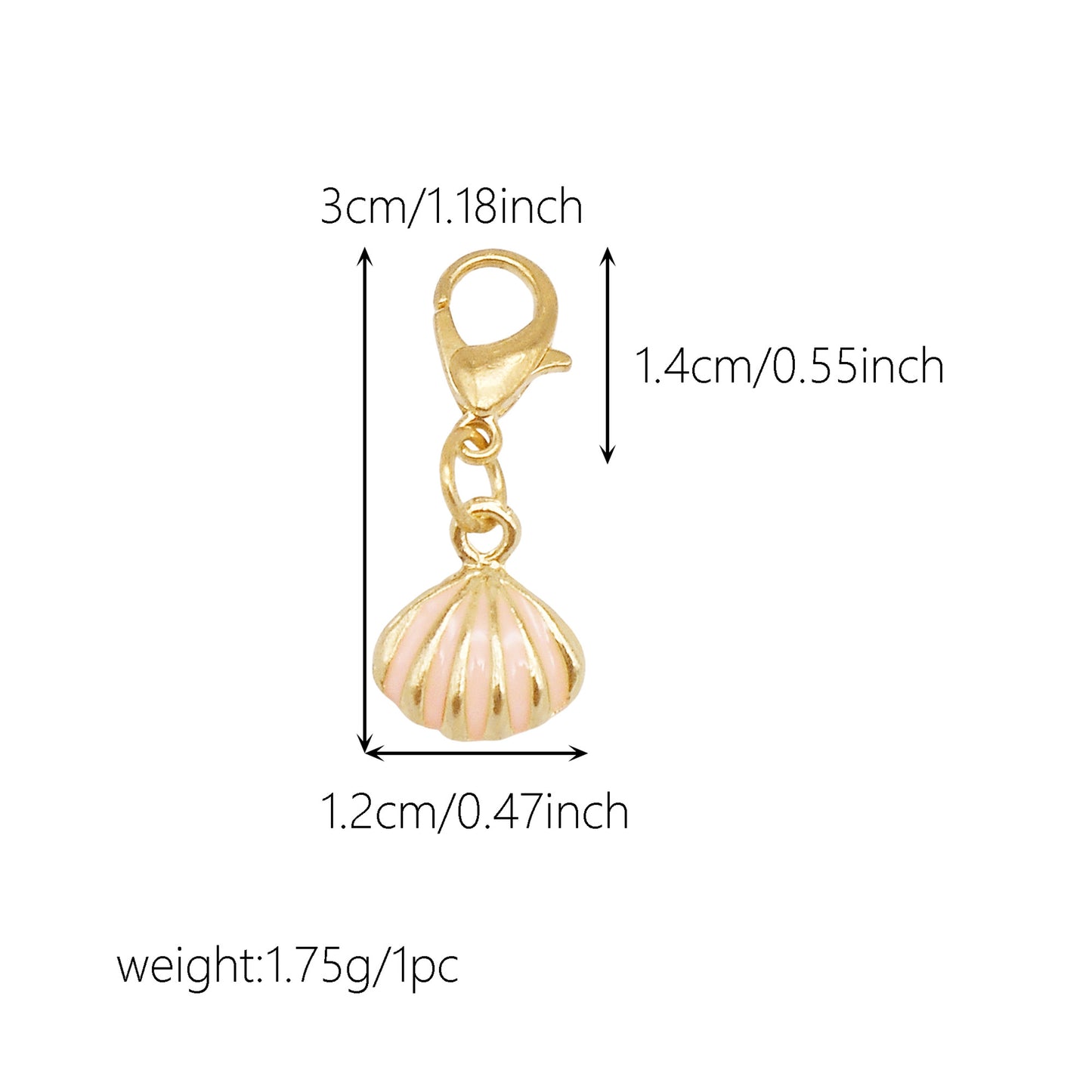 Multi-Style Alloy Dangle Charm with Lobster Clasp-Cherry&Strawberry&Heart&Shoes Design Pendant-DIY Jewelry Making Supplies Purses Bags Shoes Hanging Decor